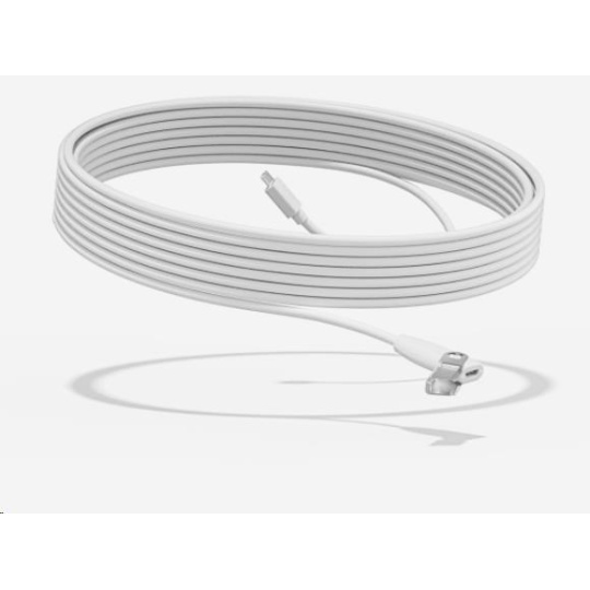 Logitech kabel RALLY MIC POD EXTENSION CABLE WHITE - WW 10m