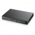 Zyxel GS1900-24EP 24-port Gigabit Smart Managed PoE Switch, 24x gigabit RJ45 (z toho 12x PoE), PoE budget 130W