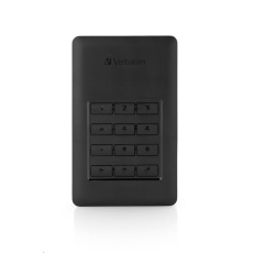 VERBATIM HDD 2.5" 2TB Incl.KEYPAD USB3.1 USB 3.0 GDPR