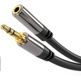 PREMIUMCORD prodlužovací kabel, Jack 3.5mm - Jack 3.5mm M/F 5m