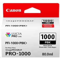 Canon CARTRIDGE PFI-1000PBK photo černá pro ImagePROGRAF PRO-1000 (256 str.)