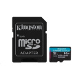 Kingston 64GB microSDXC Canvas Go Plus 170R A2 U3 V30 Card + ADP