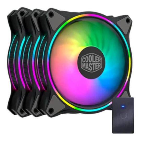 Cooler Master ventilátor Master Fan MF120 HALO 3in1, Dual Loop aRGB, 120x120x25mm