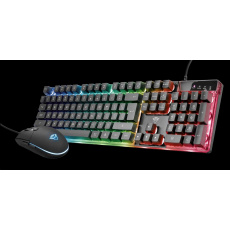 TRUST set klávesnice + myš GXT 838 Azor Gaming Combo CZ/SK