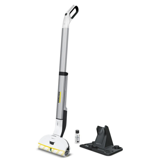 Karcher EWM 2 podlahová myčka, systém dvou nádrží, pro veškeré tvrdé podlahy, parkovací stanice, bílá