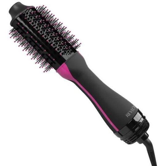 BAZAR - Revlon One-Step Volumizer RVDR5282UKE kulmofén, 1100 W, statický, 2 teploty, 3 rychlosti, černá - poškozený obal