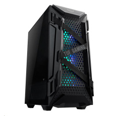 ASUS skříň TUF GAMING GT301 BLACK AURA, ATX Tower, černá, bez zdroje