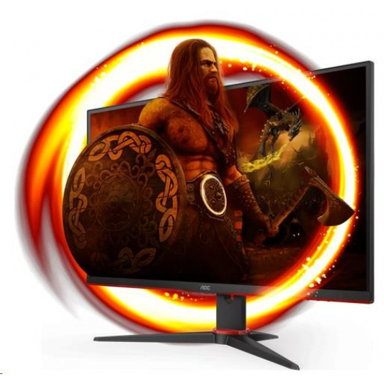 AOC MT VA LCD WLED 23,8" 24G2SAE/BK - VA panel, 1920x1080, 165Hz, 2xHDMI, DP, repro