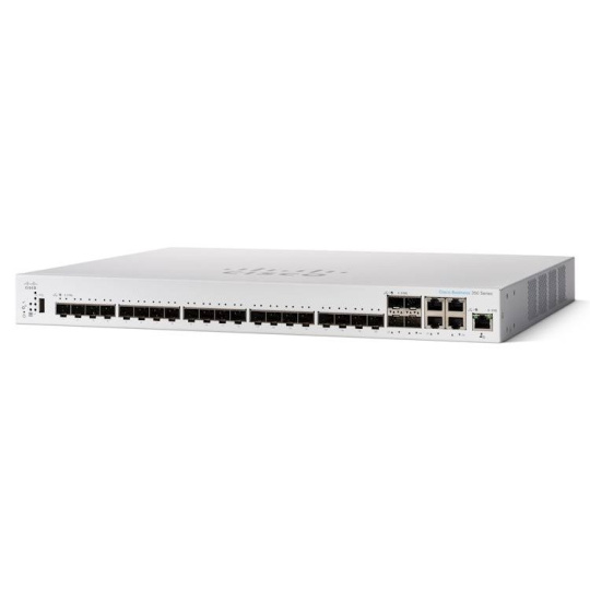 Cisco switch CBS350-24XS-UK, 20x10GbE SFP+, 4x10GbE RJ45/SFP+ - REFRESH