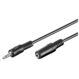 PREMIUMCORD Kabel audio 3,5mm Jack - Jack prodlužovací  3m (M/F, stereo)