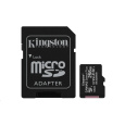 Kingston 256GB micSDXC Canvas Select Plus 100R A1 C10 Card + SD adaptér