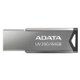 ADATA Flash Disk 64GB UV350, USB 3.2 , kovový šedá