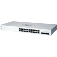 Cisco switch CBS220-24T-4G, 24xGbE RJ45, 4xSFP, fanless - REFRESH