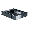 AKASA HDD box Lokstor M21, 2x 2.5" SATA HDD/SSD do 3.5" interní pozice, černá